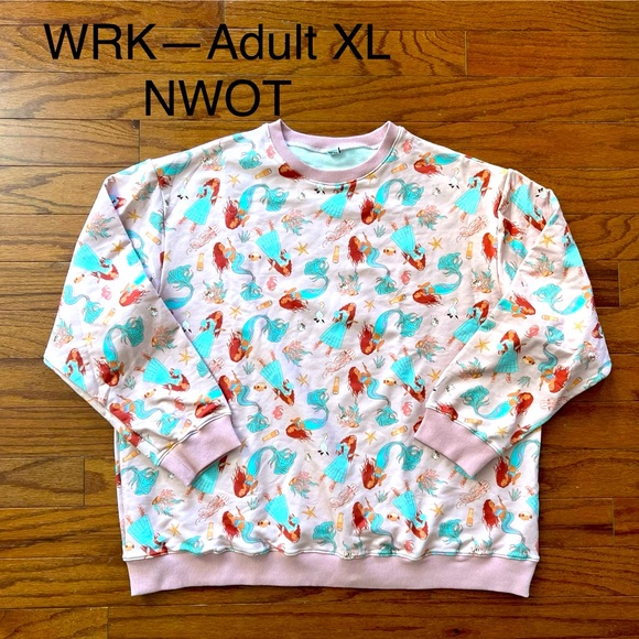 Wild Rich Kids, Disney The Little Mermaid Sweatshirt, Adult XL - Picture 1 of 1
